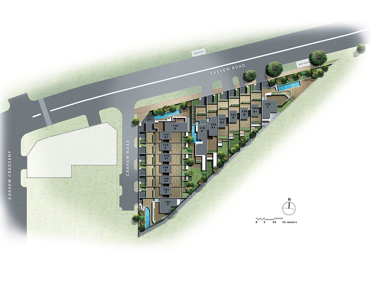 cashew green site plan