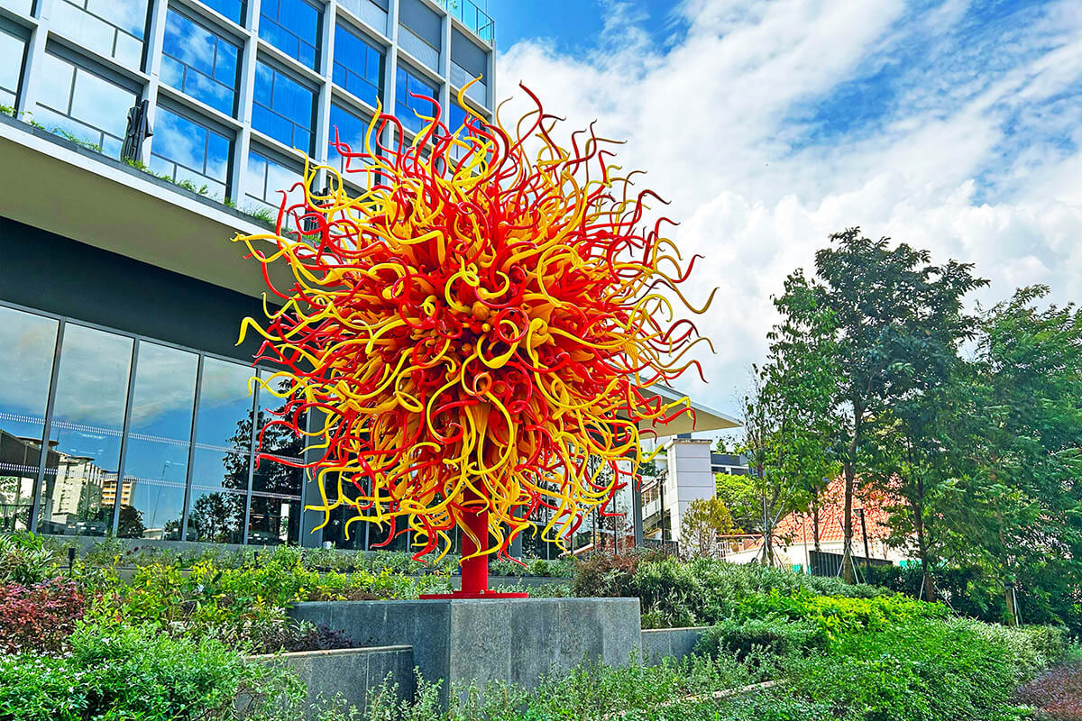 Singapore Sun by Dale Chihuly